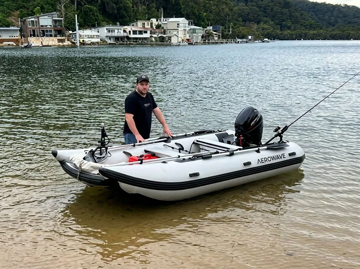 Real Aerowave AeroCat 380 inflatable catamaran